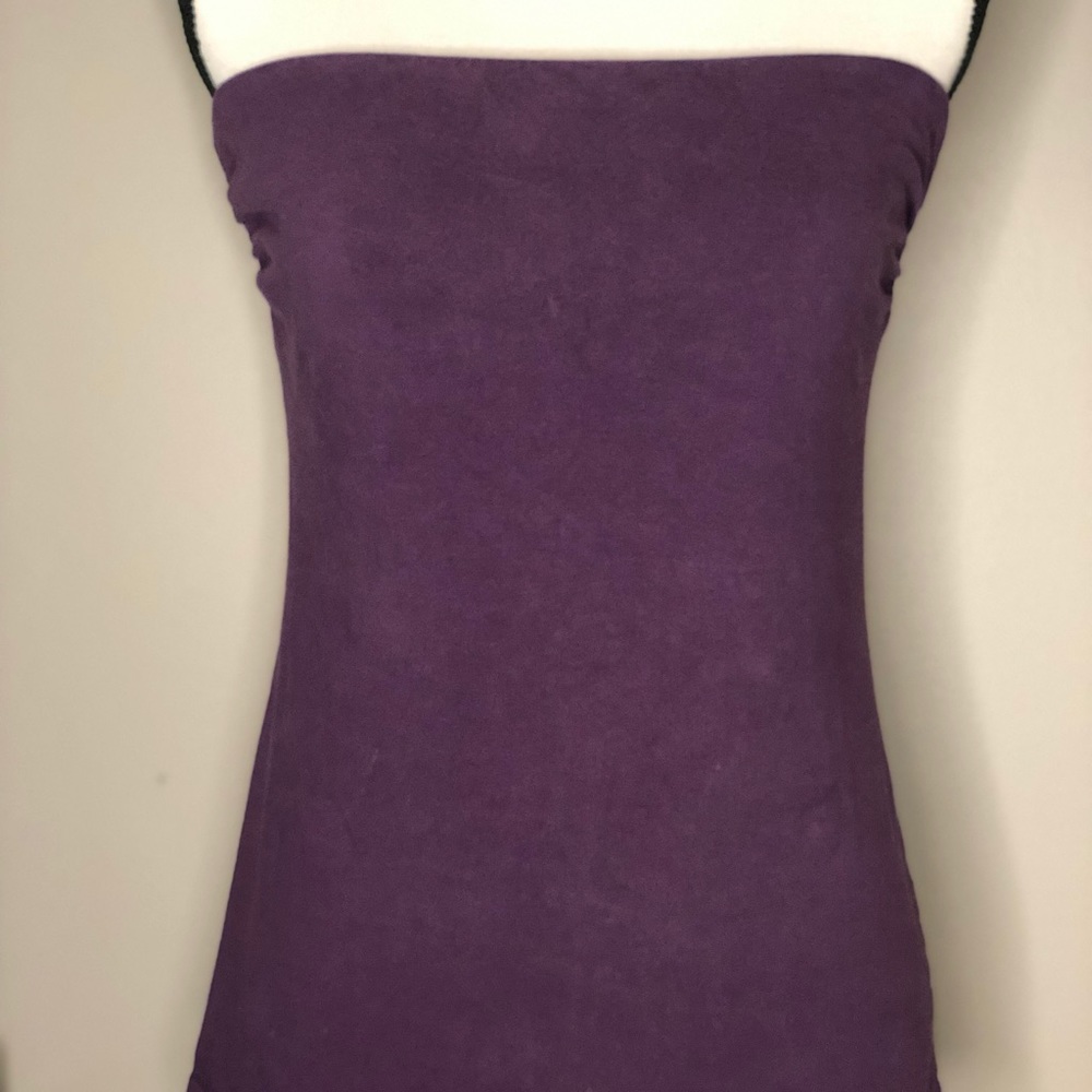 Purple tube top